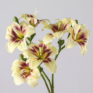 Flor de lirio de seda artificial al por mayor para fiesta en casa Hotel boda decoración mesa Centro pieza - Product Image 4