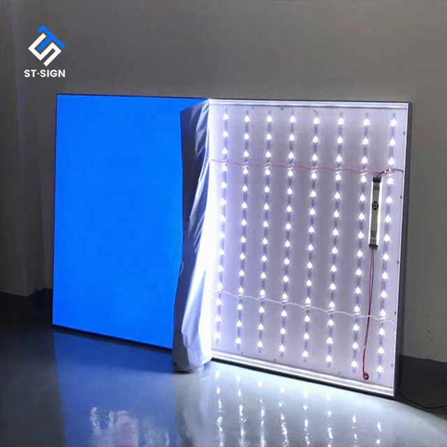 Outdoor Rectangle Aluminum Fabric Billboard Light Box with Hanging Option for Mobile Phone Shop LED Advertising