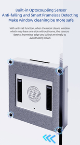 Robot nettoyeur de vitres de haute qualité avec télécommande et fonction de pulvérisation d'eau, double fonction pour usage domestique - Product Image 5