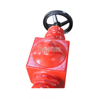 Hydrant d'incendie de type BS de 4 pouces, prix d'usine CA, hydrant d'incendie de 100 mm avec vanne d'hydrant DN65