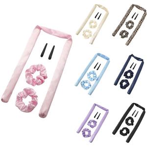 <span class=keywords><strong>Set</strong></span> di rulli per capelli senza calore bigodino per capelli senza calore in seta nastri arricciacapelli e elastici in seta <span class=keywords><strong>set</strong></span> strumenti flessibili per arricciare - Product Image 2