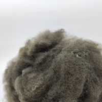 Fibre de polyester vierge brune 15D 75MM de fabrication chinoise pour le filage