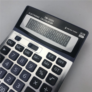 Dm1200v Desktop Calculator 12 Digit Solar Power Office Use - Product Image 3
