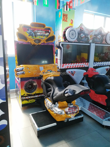 Machine de jeu d'arcade en fibre de verre <span class=keywords><strong>FF</strong></span> Super Bikes 2, simulateur de conduite de moto, jeux de course en ligne, équipement de divertissement intérieur - Product Image 5