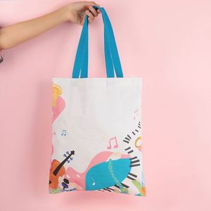 Wholesale Custom Shopping <b>Bags</b> <b>Medium</b> <b>Size</b> Canvas Cotton Tote <b>Bag</b> Custom Color Blank Promotion Reusable Handled Custom Logo - Product Image 4