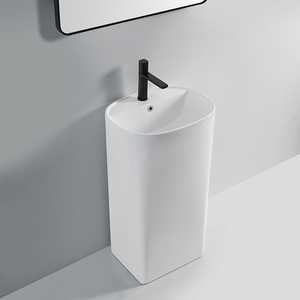 Nuovo design piedistallo <span class=keywords><strong>lavabo</strong></span> <span class=keywords><strong>lavabo</strong></span> <span class=keywords><strong>lavabo</strong></span> <span class=keywords><strong>lavabo</strong></span> <span class=keywords><strong>bagno</strong></span> in ceramica lavelli con piedistallo - Product Image 6