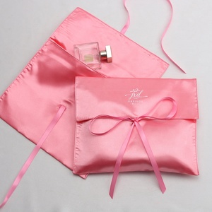 Wholesale Luxury High-Quality Logo Printed <b>Gift</b> <b>Envelope</b> Satin Bag for Handbag Silk <b>Envelope</b> Bust Pouch - Product Image 4