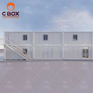 Cbox Modern, Edificios Modulares de Oficinas de 2 Pisos de 20 Pies, Dormitorio Temporal Portátil para Trabajadores, Casa Contenedor Prefabricada Desmontable - Product Image 4