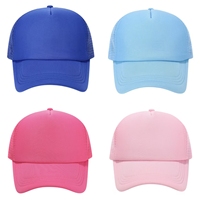 Gorras Trucker Personalizadas Bordadas de Alta Calidad, Gorra de Béisbol Lisa de 5 Paneles con Malla Trasera y Sublimación, Gorra de Alto Rendimiento