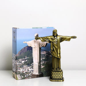 Statue personnalisée <span class=keywords><strong>de</strong></span> Jésus Figurine en résine Christ Rédempteur Statue Brésil du Christ Modèle Unique Souvenir Cadeau - Product Image 2