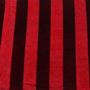 Nuevo diseño de hilo teñido 100% poliéster bolsa de vino rojo terciopelo de Corea 5000 tela - Product Image 3