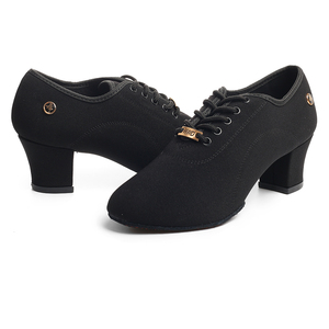 Ladies Modern Dance Grading Shoes for Tango Cha Cha Soft Bottom Comfortable High 5cm Dance Shoes - Product Image 1