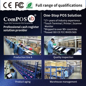Sistema POS ComPOSxb con Schermo Touch da 15 Pollici e Stampante Integrata da 58MM, Registratore di Cassa Touch All-<span class=keywords><strong>in</strong></span>-One per Terminali Desktop - Product Image 6