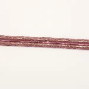 Cable de altavoz transparente de calibre 12 14 16 18 AWG 2 conductores, cable de altavoz de cobre desnudo puro sin oxígeno 99.99% para altavoz HiFi