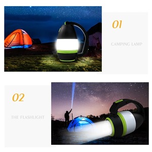 New Design 3 in 1 <b>LED</b> <b>Table</b> Lamp Flashlight 18650 Lantern USB Rechargeable Outdoor Emergency Camping <b>Light</b> Torch with Power Bank - Product Image 4