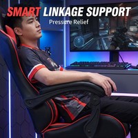 Chaise de bureau ergonomique moderne AOR pour cybercafé et e-sport, avec dossier confortable, vente en gros usine