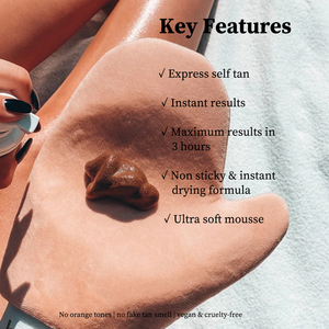 Spray pour le corps à bronzage instantané bio de marque privée Mousse bronzante naturelle à soi-même Mousse hydratante pour le corps sans soleil Fournisseur fiable - Product Image 4