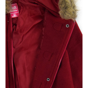 Giacca da ragazza pelliccia sul cappuccio (taglie 7-16) - Product Image 6