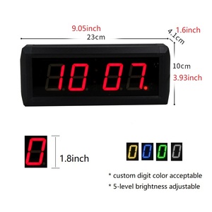 ตัวจับเวลานับถอยหลัง9999วัน4หลักแบบพกพา <span class=keywords><strong>LED</strong></span> แบบนับถอยหลังแบบดิจิตอลใช้ในร่ม - Product Image 2