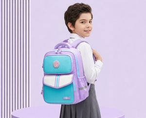 <span class=keywords><strong>Zaino</strong></span> Elegante per Bambini delle Scuole Elementari, Classi 1-6, Grande Capacità, Resistente all'Acqua, Protezione della Colonna Vertebrale e Design Leggero - Product Image 4