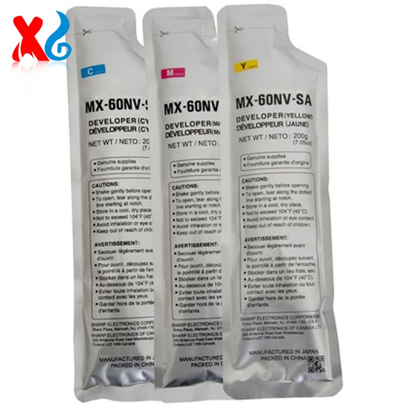 MX-60NVBA MX-60NVSA проявитель железного порошка для острых MX-3050 MX-3070 MX-3550 MX-4050 MX-5050 MX-6050 MX-3050 3550 3570 6070 4060