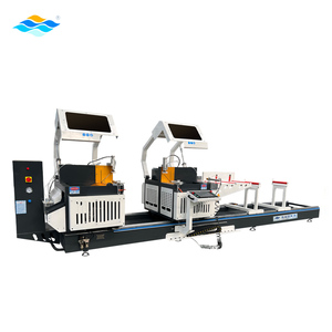 Nhà máy nóng bán CNC đôi đầu thêm rộng PVC/uPVC/Nhôm hồ sơ cắt Saw với mức độ an toàn cao AC 380V 2x3Kw - Product Image 2