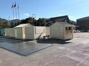 Abri de jardin pliable en bois, design moderne et écologique, pour marchés et événements, avec garantie d'un an – Idéal pour le marché européen - Product Image 6