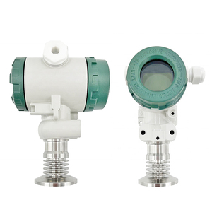 高精度衛生クランプ取り付けフラッシング膜液晶デジタル表示圧力トランスミッタ - Product Image 1