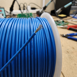 <span class=keywords><strong>Fil</strong></span> <span class=keywords><strong>de</strong></span> connexion électronique automobile en cuivre étamé isolé PVC, type 1617, solide, 26AWG, 105°C, 600V, en <span class=keywords><strong>bobine</strong></span> - Product Image 3
