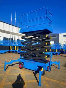 China Factory Lift Altura 8-16m Construção Elétrica Scissor Lift <span class=keywords><strong>Platform</strong></span> Escada Elevada Plataforma De Trabalho Aéreo - Product Image 6