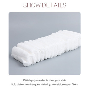 Tinggi steril murni dressing <span class=keywords><strong>Zigzag</strong></span> katun wol untuk perawatan medis - Product Image 3