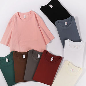 เสื้อยืดโอเวอร์ไซส์สำหรับผู้ชายเสื้อโอเวอร์ไซส์ทำจากผ้าฝ้าย220gsm โลโก้แบบออกแบบได้ตามที่ต้องการ - Product Image 1