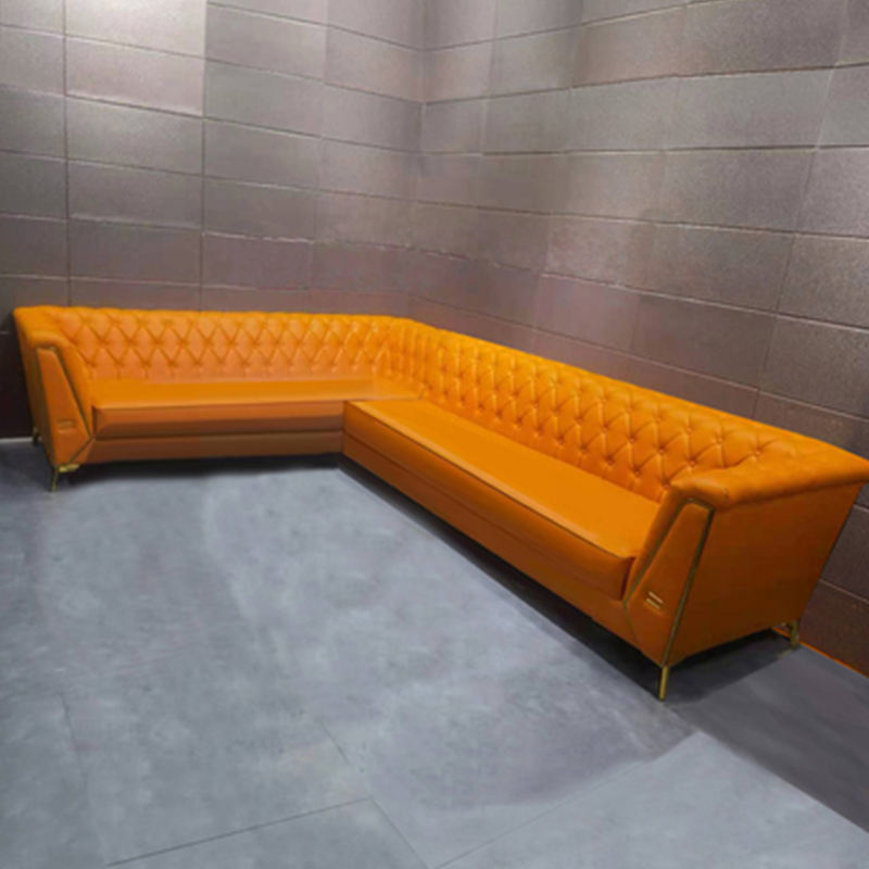 orange sofa