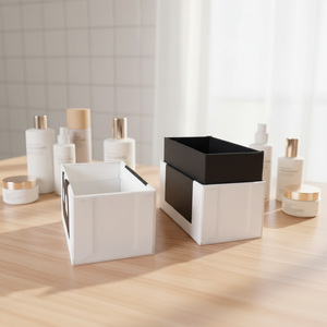 Boîte cadeau personnalisée imprimée UV pour vernis à ongles, soins de la peau et gloss pour faux <span class=keywords><strong>cils</strong></span>, avec couvercle en relief Ciel et Terre - Product Image 6