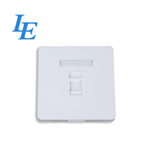 Competitive price wall Outlet Data keystone with 1 2 <b>Ports</b> 86*86mm Type Network Faceplate - Product Image 3