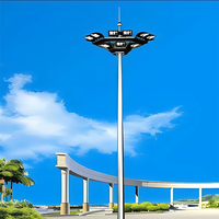 Panneau de caméra de route léger à pôle haut personnalisé en usine panneau publicitaire lampadaire portique en acier