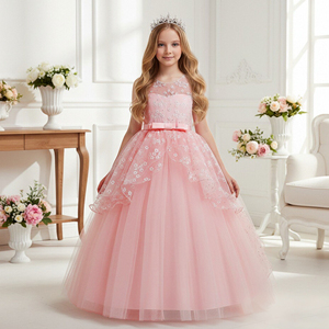 <span class=keywords><strong>Robe</strong></span> <span class=keywords><strong>de</strong></span> <span class=keywords><strong>mariée</strong></span> longue élégante pour filles, <span class=keywords><strong>robe</strong></span> <span class=keywords><strong>de</strong></span> princesse pour fête, <span class=keywords><strong>robe</strong></span> <span class=keywords><strong>de</strong></span> demoiselle d'honneur pour filles, 2 pièces, jolie <span class=keywords><strong>robe</strong></span> à fleurs pour grande fille, robes <span class=keywords><strong>de</strong></span> bal - Product Image 2