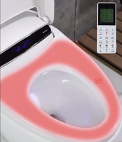 Salle de bain moderne design de luxe Toilette automatique monobloc en céramique Bidet intelligent Commode Toilette intelligente montée au sol