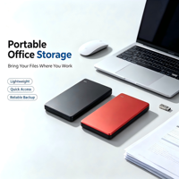 Disco Duro Portátil de Alta Velocidad de 2 TB y 2,5 Pulgadas con Interfaz Rápida, Robusto y Duradero para un Almacenamiento de Datos Más Seguro
