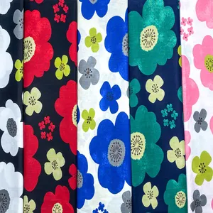 New Products Customized Print 100% Cotton Woven Floral Cotton Poplin Bed Sheet Roll Fabric Cotton Printed For Children Kids