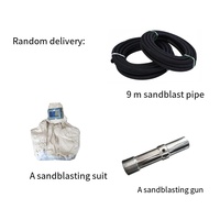 Sableuse sans poussière pour le sablage à sec et humide Machine d'équipement de sablage