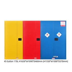 Gabinete Ignífugo de Seguridad para Químicos Inflamables CYD de 45/60/90/110 Galones, con Estantes Ajustables, Antiexplosión, para Almacenamiento en Laboratorios e Industrias - Product Image 3