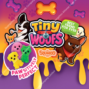 8 styles de mini-jouets anti-stress pour chiens en matériau TRR souple, jouet capsule unique extensible, mignon chiot à presser pour enfants - Product Image 3