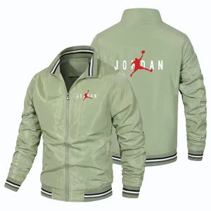 Chaqueta cortavientos deportiva impermeable Retro para hombre, nailon personalizado, estilo piloto de Golf, lona teñida lisa, venta al por mayor, letra del fabricante - Product Image 4