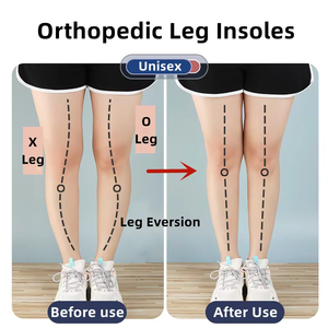 Semelles orthopédiques en gel de silicone magnétiques pour le soin des pieds, soulagement du pied valgus, du pied varus et de la fasciite plantaire (jambes en O/X) - Product Image 6