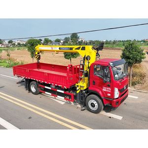 Grue montée sur camion Shacman 8T LHD RHD pour la manutention et la livraison de marchandises en milieu rural africain - Product Image 4