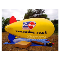 Ballon géant à l'hélium, dirigeable gonflable à l'hélium, dirigeable à l'hélium, zeppelin, ballon pour la publicité extérieure