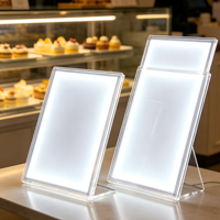 Boîte lumineuse publicitaire rectangulaire autoportante en alliage d'aluminium magnétique, design ultra-plat, étanche, portable, haute luminosité 4000