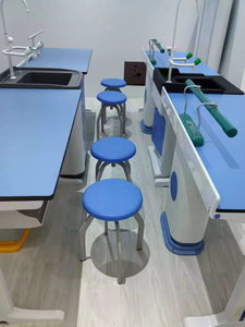 Equipo de banco de trabajo de Laboratorio de Biología multifuncional de aluminio certificado CE personalizado para taller almacén uso escuela - Product Image 3