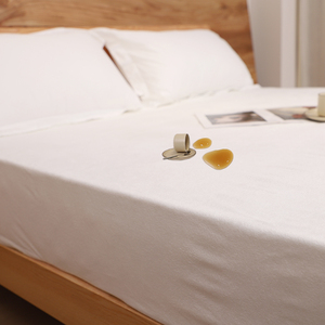 Protège-matelas imperméable HFW 100% polyester éponge, 5 côtés laminés TPU, <span class=keywords><strong>housse</strong></span> de lit respirante, <span class=keywords><strong>drap</strong></span>-<span class=keywords><strong>housse</strong></span> silencieux - Product Image 3